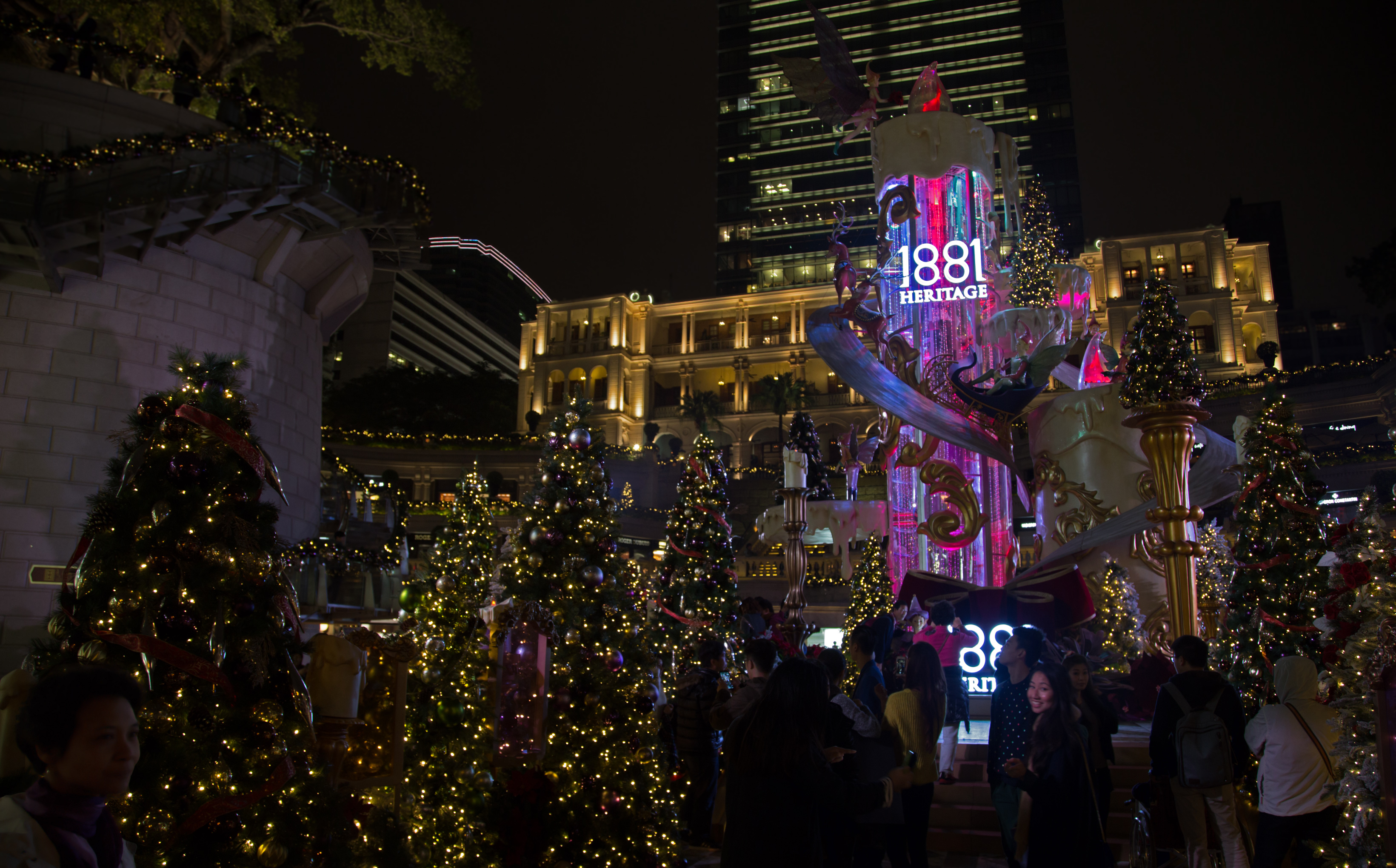 China - Hong Kong - Tsim Sha Tsui - Heritage 1881 at Chistmas - In Front of the Candle